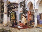 Arab or Arabic people and life. Orientalism oil paintings  339